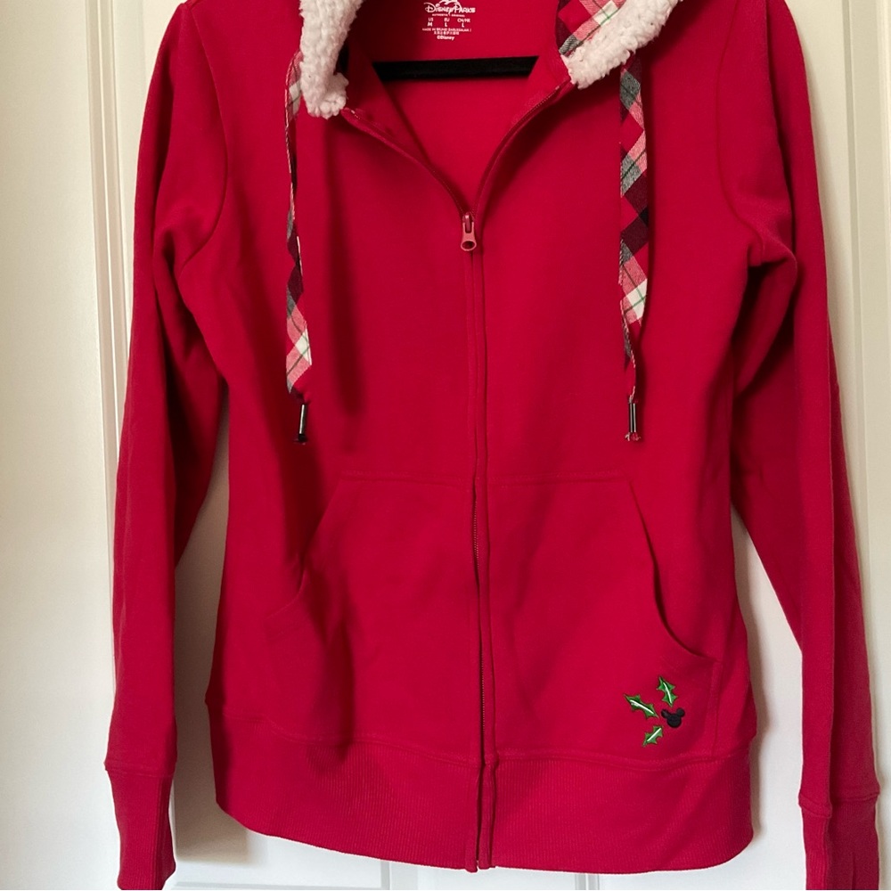 DISNEY MINNIE Holiday Hoodie, sz M